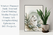 Winter Junk Journal Pages Bundle., a Seasonal Illustration by GalaDesign03 (Thumbnail 9 of 11)