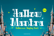 Hallow Mantra - Halloween Font, a Serif Font by Iqsiart Studio (Thumbnail 1 of 7)