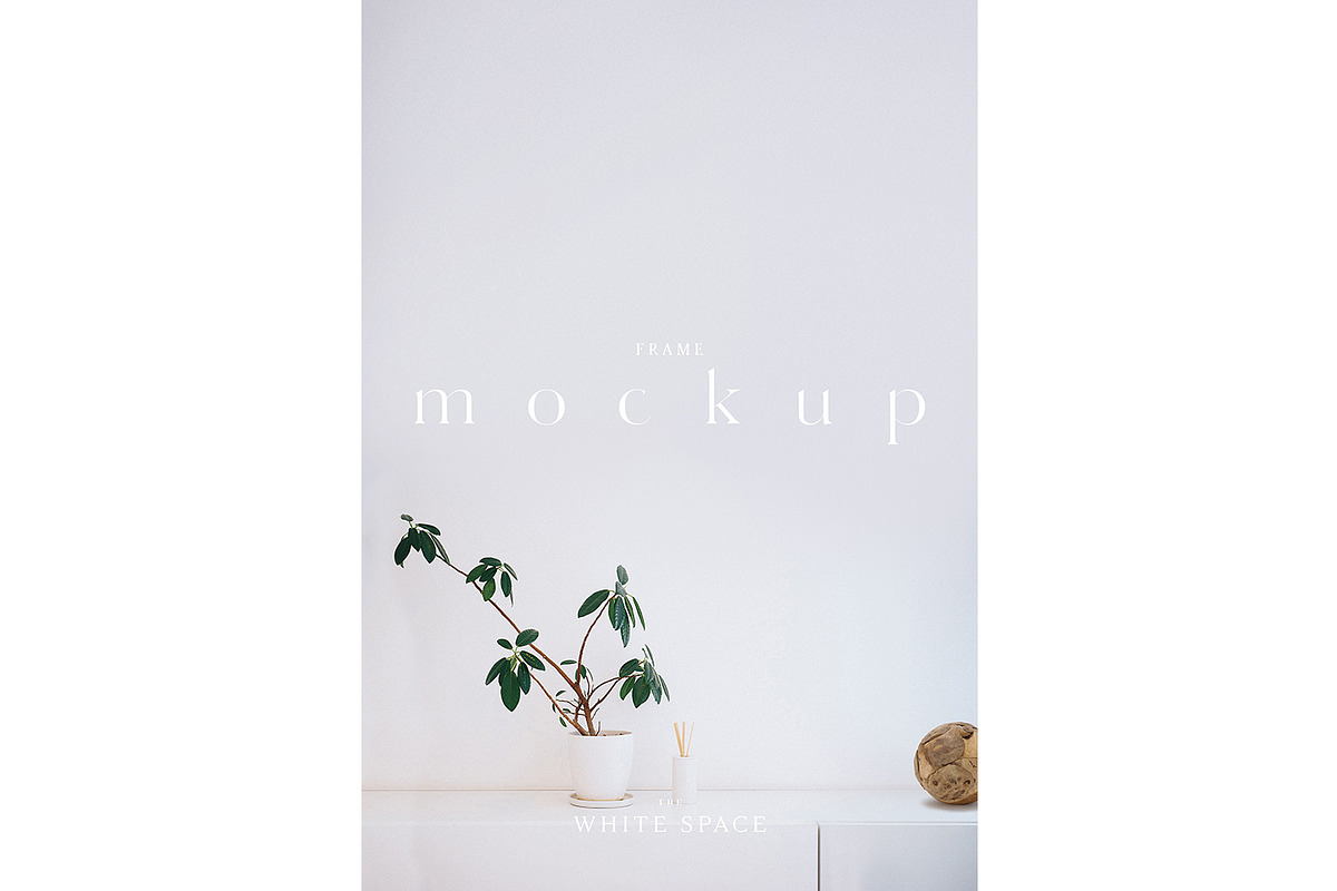 Frame Mockup Editable & Customisable, a Print Template by The White Space Co. (Photo 2 of 8)