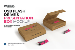 USB Flash Drive Presentation Box