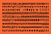 HF Borkas - Bold Sans Serif, a Sans Serif Font by 24Design Studios (Thumbnail 12 of 15)