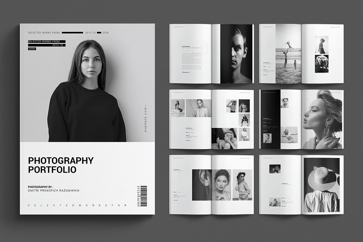 Photography Portfolio Template, a Brochure Template by E-Type (Photo 1 of 8)
