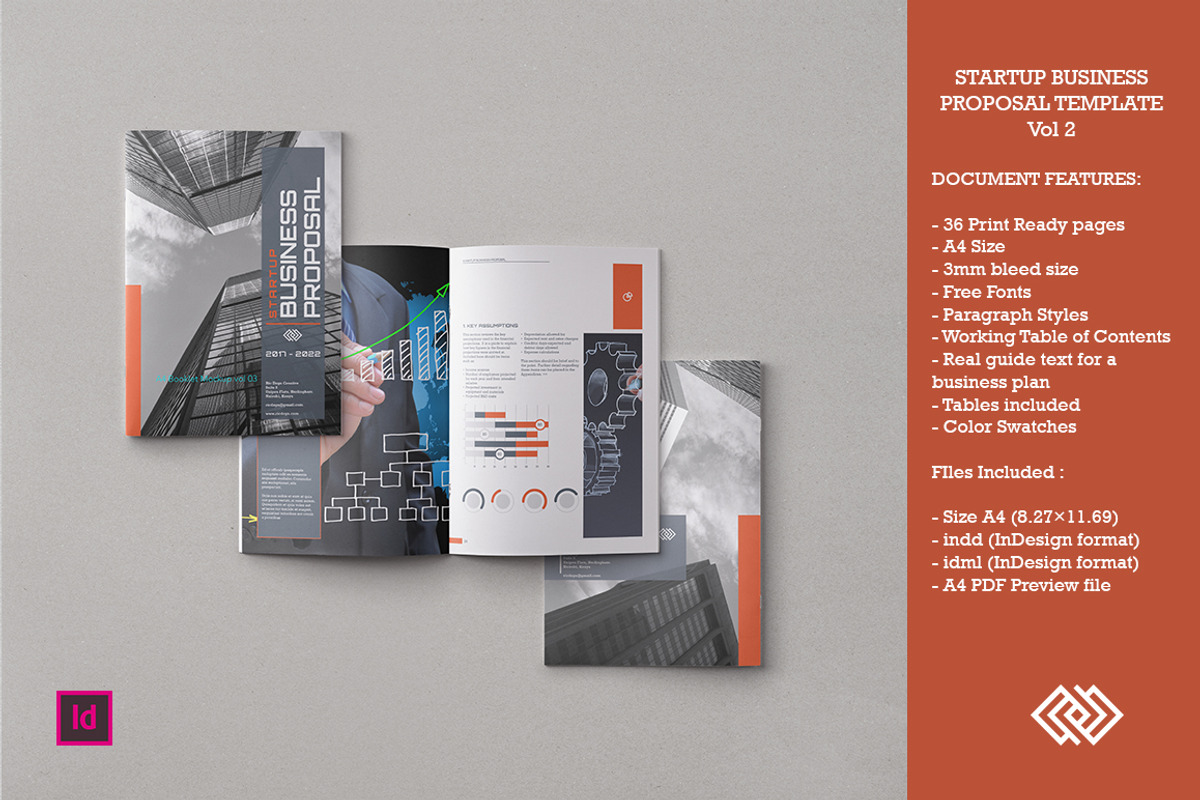 Startup Business Proposal Vol 2, a Brochure Template by Machel Design (Photo 1 of 12)