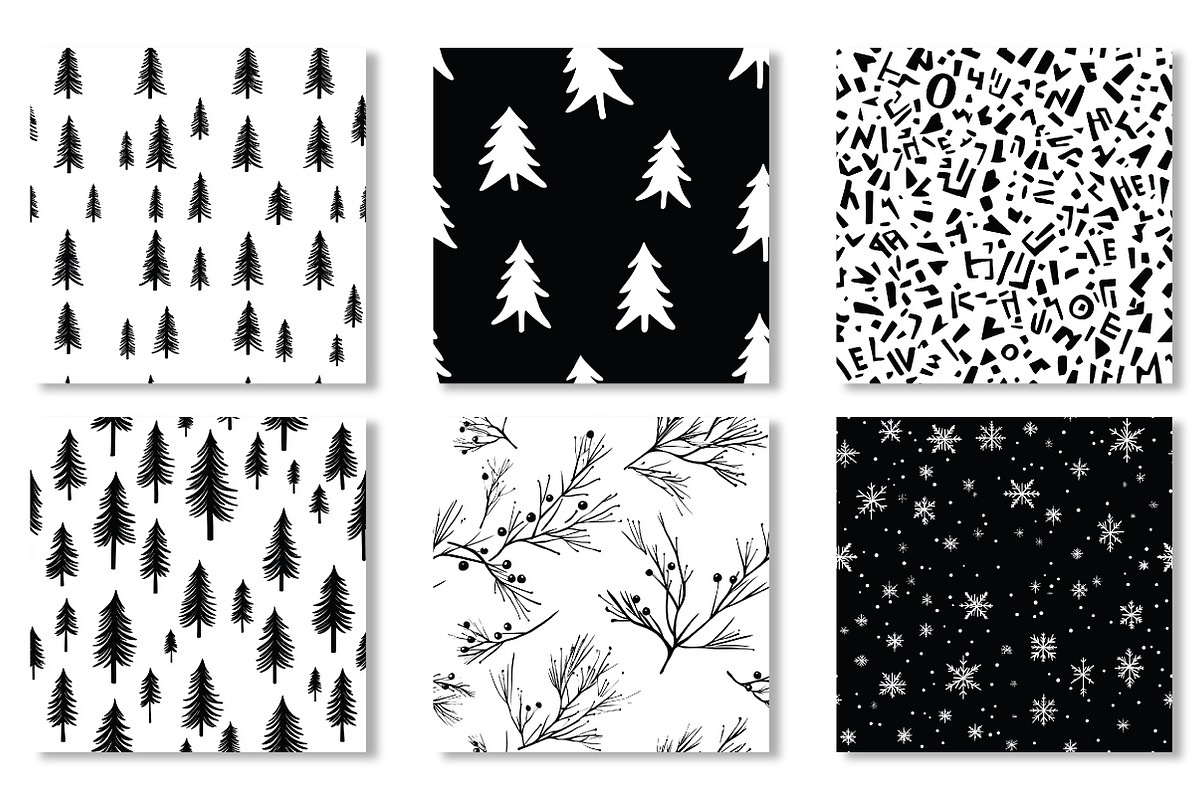 Christmas Digital Printable Paper, a Texture Illustration by Daily.Designs (Photo 2 of 4)