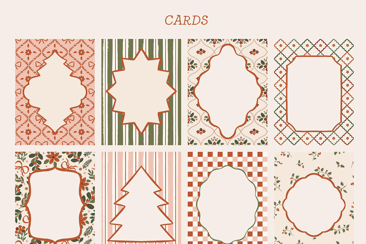 Traditional Christmas patterns, a Pattern Graphic by Cozy pattern shop (Photo 11 of 13)