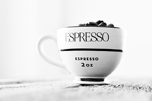 Espresso Cups - Black & White