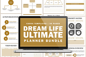 Dream Life Ultimate Planners CANVA