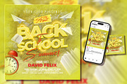 Back To School Flyer Template, a Flyer Template by Graplick (Thumbnail 1 of 2)