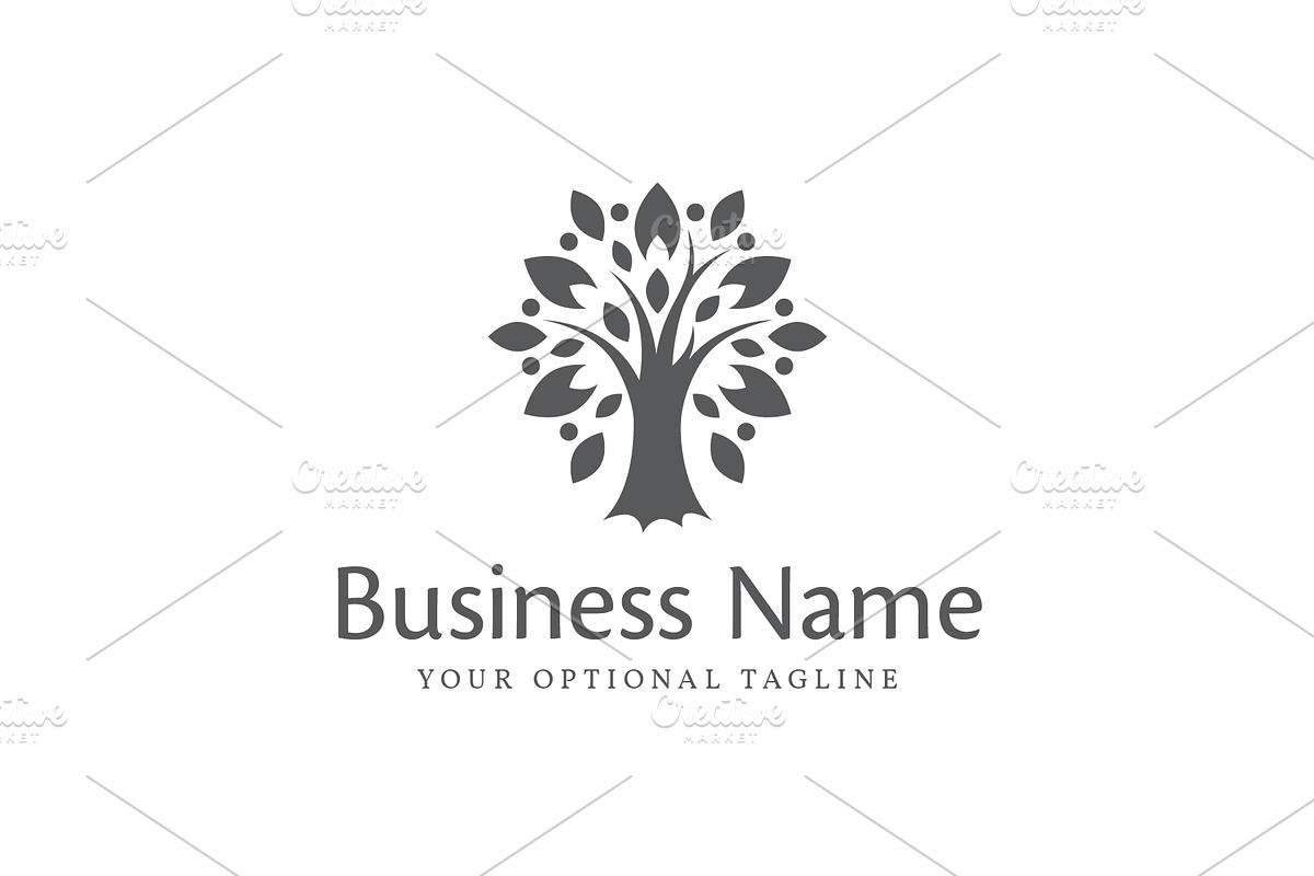 Tree Ornament Custom Logo, a Branding & Logo Template by ARTE MIGUEL (Photo 3 of 3)