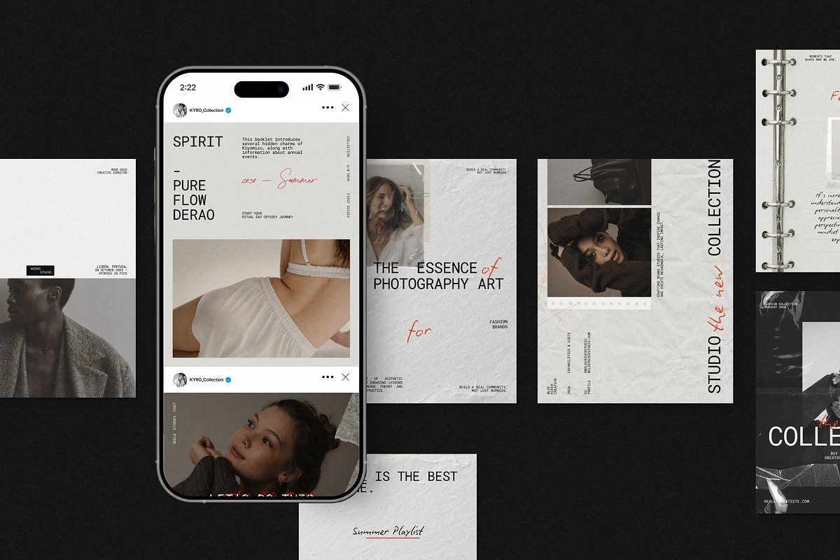 KYRO | Instagram Post & Story (I), a Social Media Template by Crafted Pixel (Photo 1 of 10)