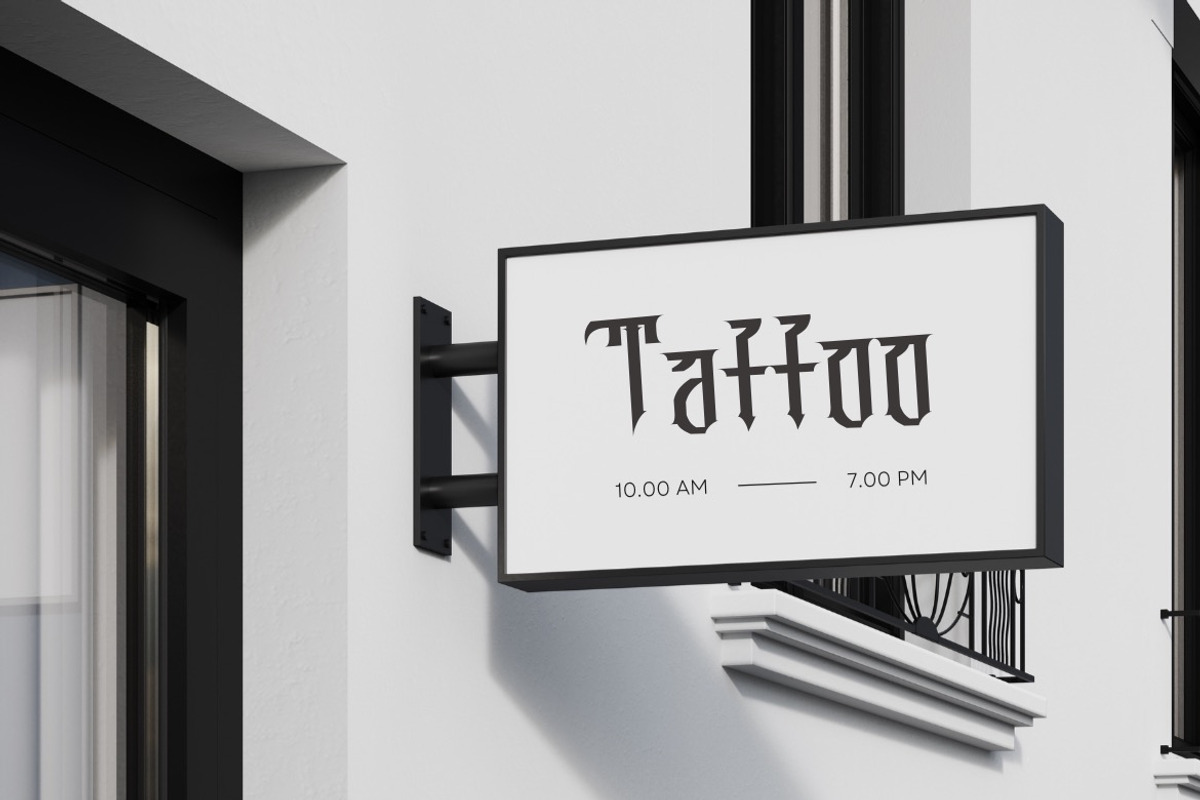 Withceyrs - Gothic Blackletter Font, a Blackletter Font by Dhabee (Photo 14 of 15)