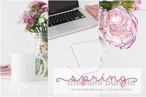 Spring Mockups & Styled Stock Bundle