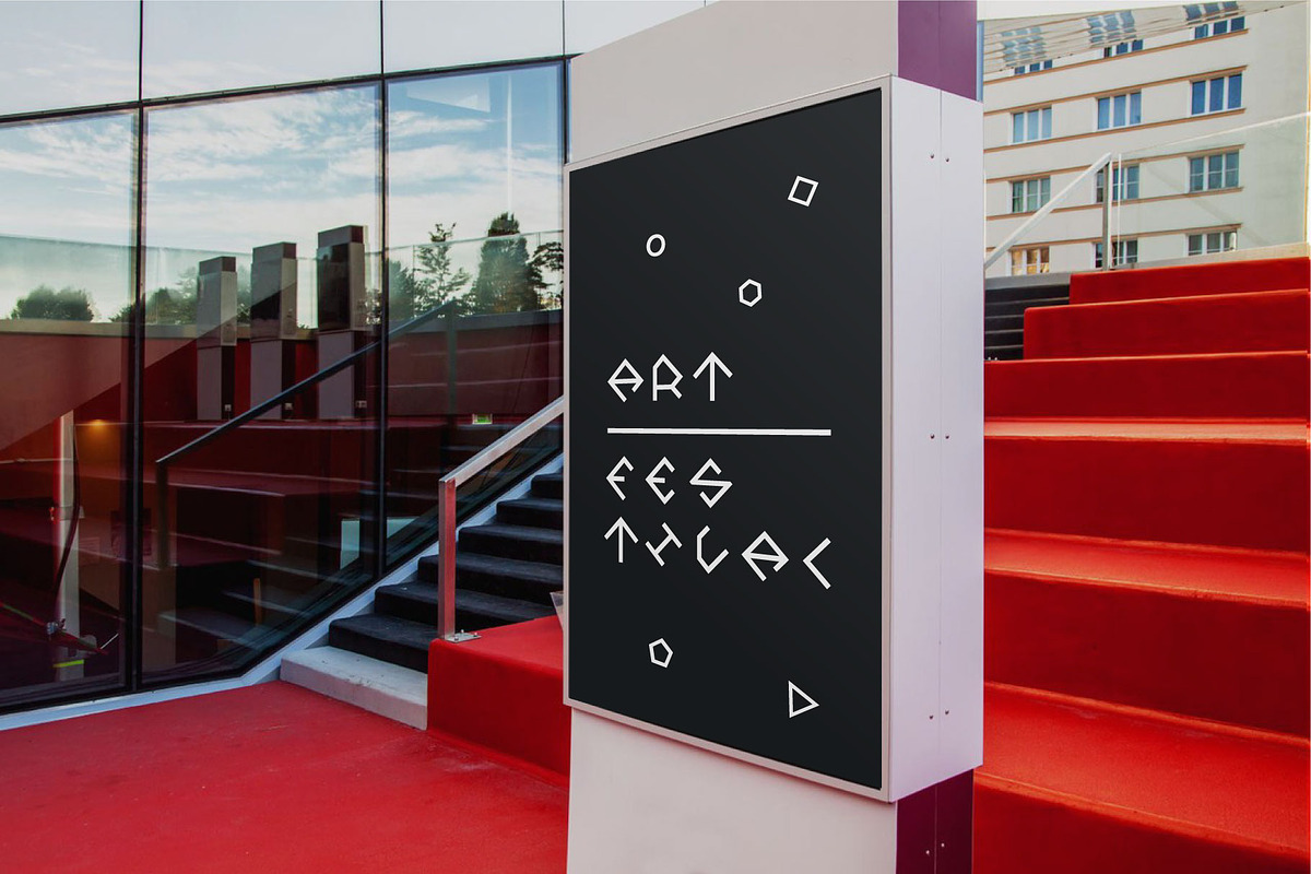 Vector Font. Diamond, a Symbol Font by denisgorelkin (Photo 5 of 6)