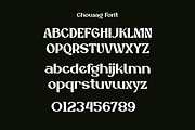 Chowag - Modern Stylish Font, a Sans Serif Font by Iqsiart Studio (Thumbnail 10 of 13)