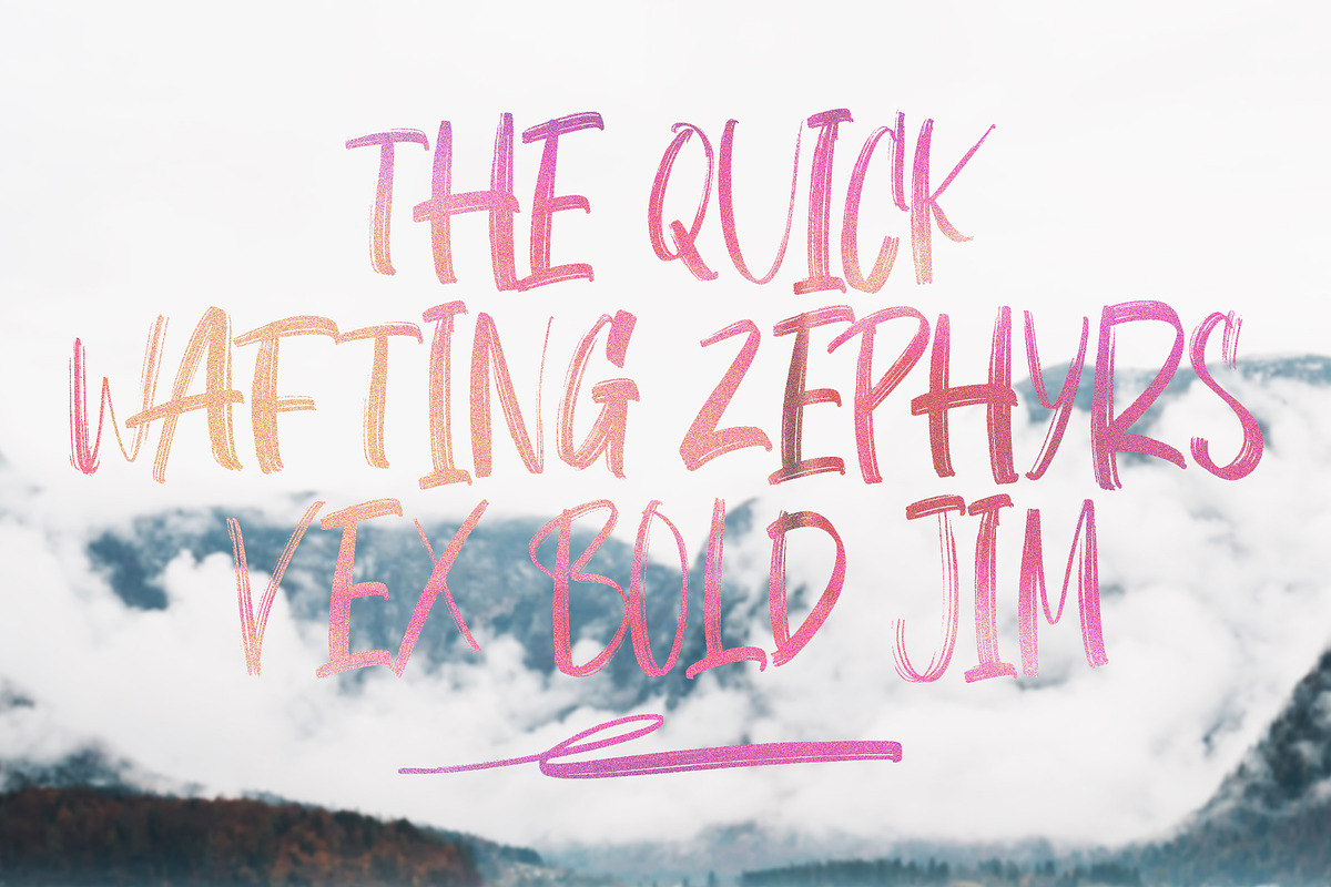 Quick Posty, a Script Font by Papermode Co. (Photo 4 of 9)