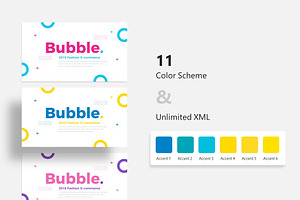 Bubble Fashion Keynote Template