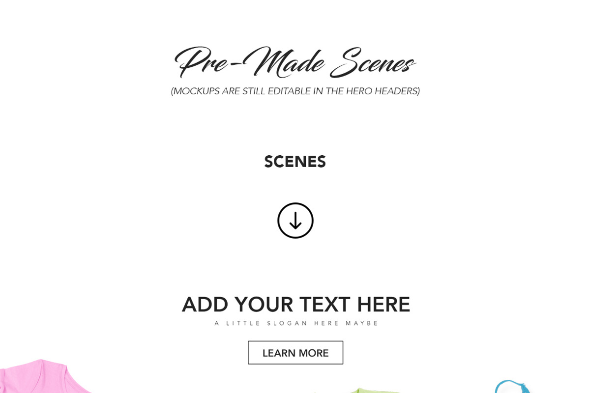 Apparel Mockups + Hero Headers, a Shirt Mockup by Graphic Xtreme (Photo 8 of 9)