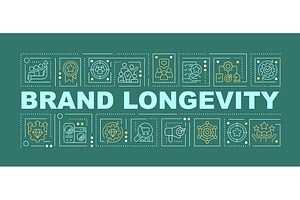 Brand longevity word concept, a Templates & Theme by IMG Visuals