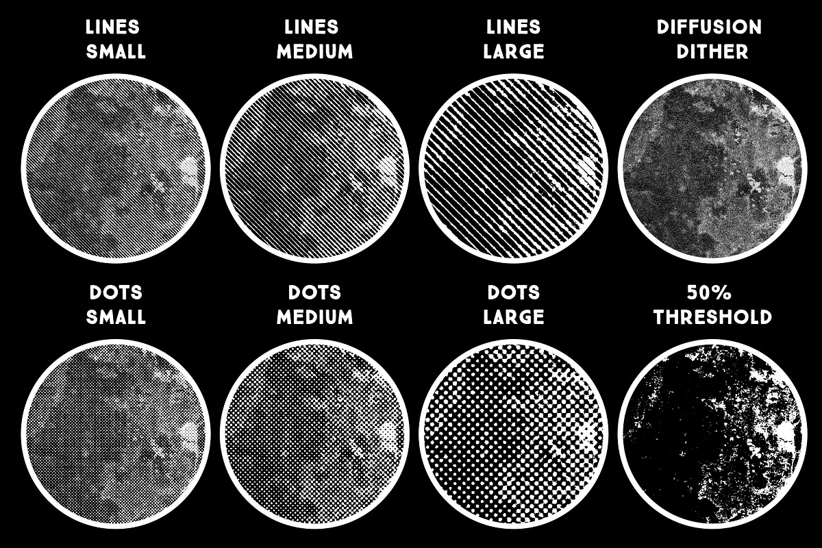 Rugged Halftone Grunge Textures, a Texture Graphic by AL's Design Studio (Photo 2 of 15)