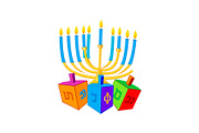 Festive Kwanzaa & Hanukkah Icon Set, an Object Graphic by yasushie (Thumbnail 2 of 16)