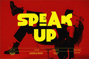 Speak Up, a Sans Serif Font by Cut Story (Thumbnail 1 of 18)
