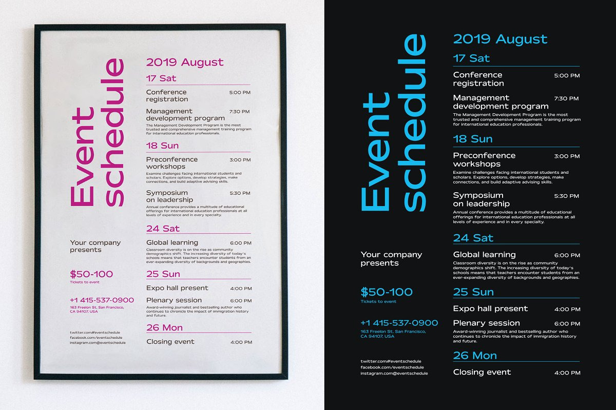 Event Poster Bundle + Freebie, a Flyer Template by EDT.Graphics (Photo 14 of 54)