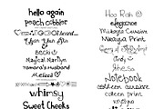 Miss Tiina Fonts - Font Bundle, a Handwritten Font by Miss Tiina (Thumbnail 6 of 7)