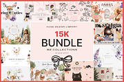 CREATIVE DESIGN BUNDLE - 15K, a Decorative Illustration by Muse Artist (Thumbnail 1 of 60)