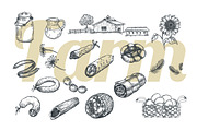 Farm animals and products., an Object Graphic by MarinaVorontsova (Thumbnail 4 of 7)
