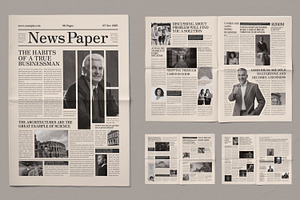 Classic And Professional Newspaper, a Magazine Template by ContestDesign