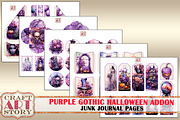 Purple Gothic Halloween ADDON, a Seasonal Illustration by CraftArtStory (Thumbnail 3 of 3)