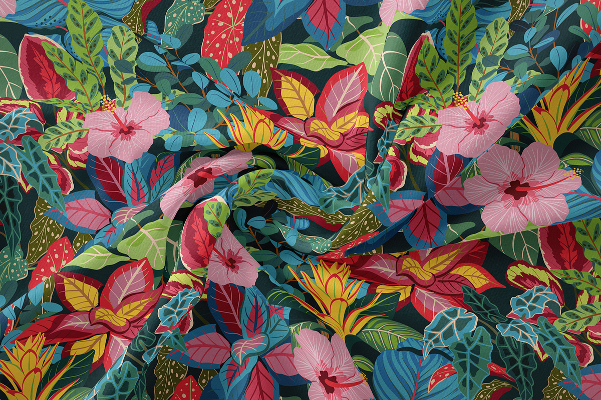 Tropical Plants & Animals, a Pattern Graphic by Molly art (Photo 13 of 14)