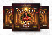 Night Party Flyer Design Template, a Flyer Template by Shajib Shikder (Thumbnail 2 of 2)