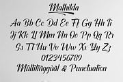 Mathilda, a Script Font by Reza Studio (Thumbnail 10 of 10)
