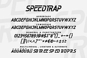Speedtrap, a Sans Serif Font by Inspiratype (Thumbnail 7 of 7)