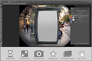 Billboard Mockup Fisheye Lens PSD, a Wearable Device Mockup by Bruno's Shop (Thumbnail 2 of 3)