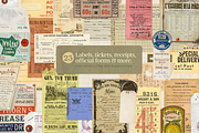 (170) Vintage Ephemera Paper Pack, an Object Graphic by The Ephemera Mercadito (Thumbnail 5 of 8)