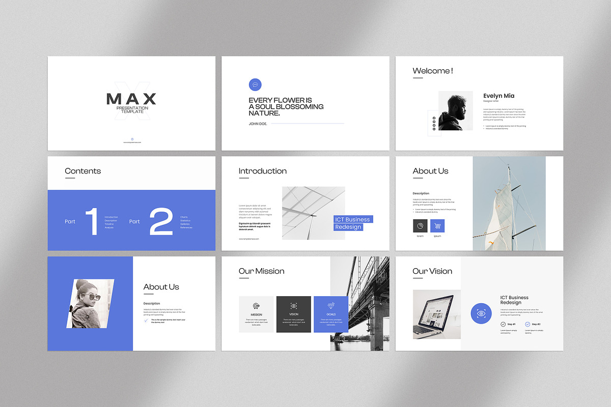 Max Presentation Template, a Presentation Template by SlideStock (Photo 6 of 10)