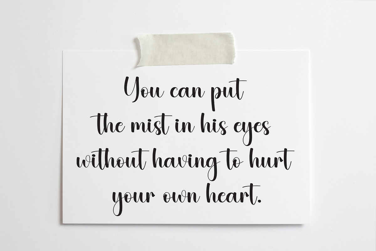 Happy Monday | Script Font, a Handwritten Font by Scratchones (Photo 5 of 8)