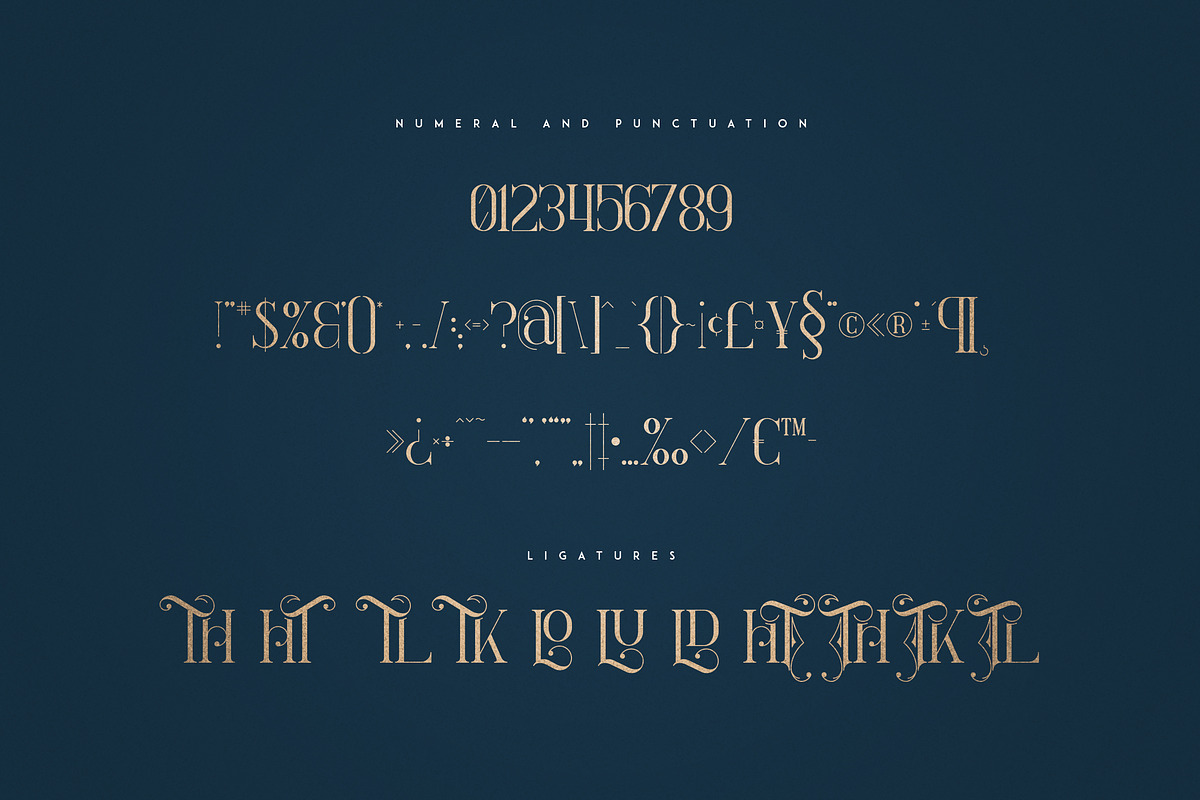 SALE! Midnight Tales - Vintage font, a Serif Font by VP Fonts (Photo 17 of 18)