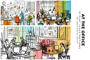 At The Office, a Person Illustration by Digital Art Creations (Thumbnail 3 of 7)