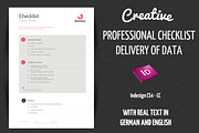 Checklist - Delivery creative data, a Stationery Template by GoodDesignCreation (Thumbnail 1 of 4)