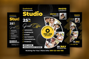 Photography Flyer, a Flyer Template by AfzaalGraphics