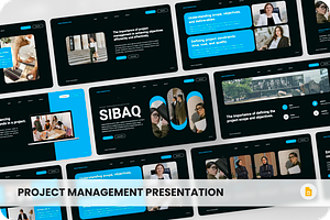 Project Management Google Slide, a Presentation Template by SquidPixey