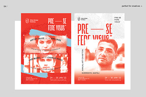 EXHIBITION Event Poster Templates