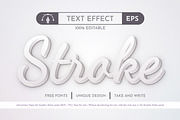 White Editable Text Effect, a Layer Style Add-On by rwgusev (Thumbnail 4 of 6)