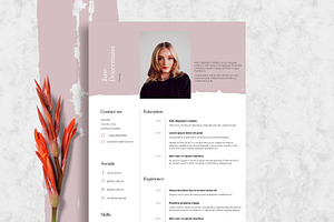 Dance Resume Template: Pink & Clean