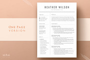 Professional Resume CV Template, a Resume Template by MAM Design (Thumbnail 2 of 10)