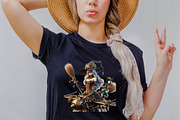 Steampunk Halloween Sublimation Cli, an Illustration by SVGArt (Thumbnail 6 of 8)
