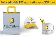 Solar Technology Logo, a Branding & Logo Template by Designoo (Thumbnail 6 of 6)